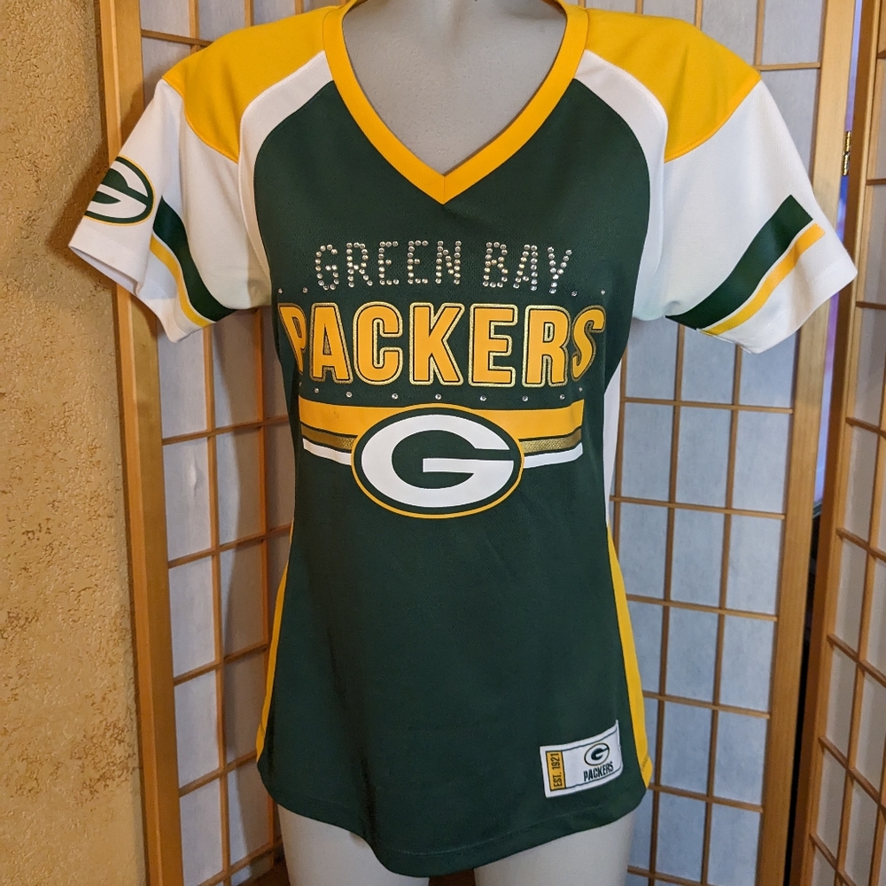 Green Bay Packers bling shirt, medium.